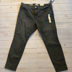 High Rise Skinny Jeans by Universal Thread in Dark Gray Sz 18